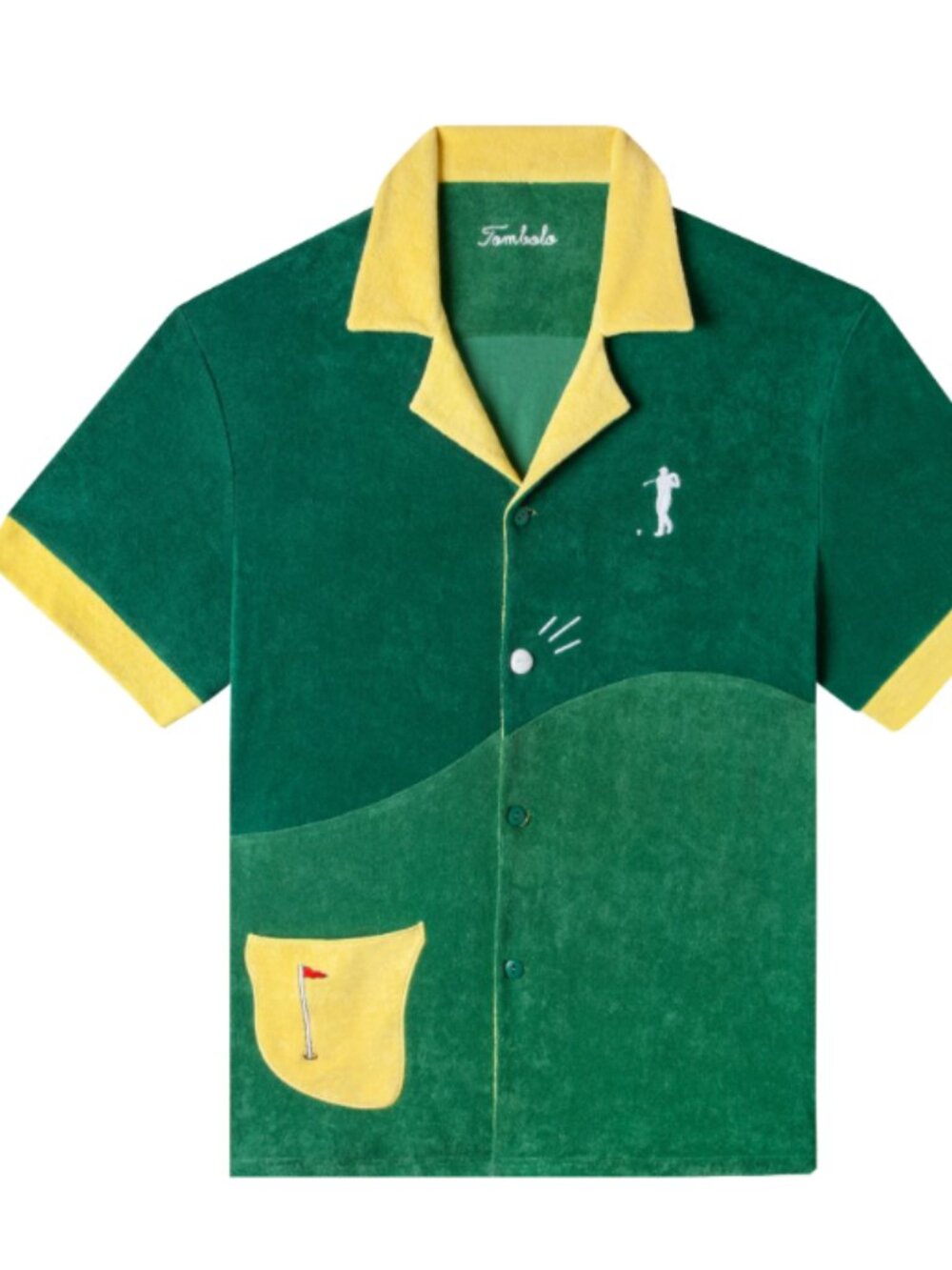 Tombolo 'Mulligan' Golf Cabana Cotton Terrycloth Top Size L Summer Fun